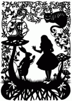 Cinderella Silhouette DXF File