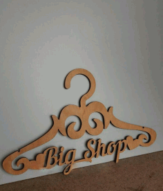 Clothing Hanger Wooden CDR Vectors File