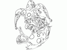 Clown Design 05 Full Free Download DXF File