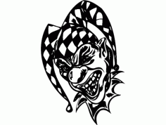 Clown Design 18 Free Download DXF File