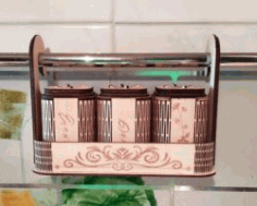 CNC Laser Cut Spice Box CDR File
