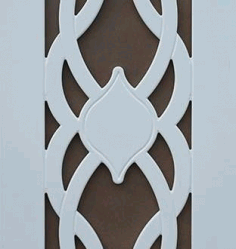CNC Laser Engraved Door Design DXF File