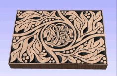 CNC Router Cutting Wooden Door Design DXF File