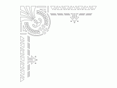 CNC Router Ecke 3 Corner Design DXF File