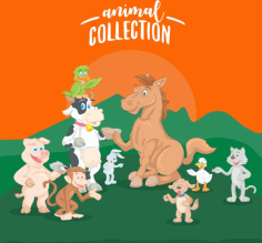 Collection Of Funny Animals Free CDR Vectors File