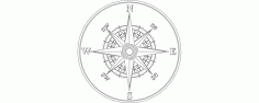 Compass Free DXF Vectors File