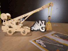 Crane 3D Puzzle Free CDR Vectors File