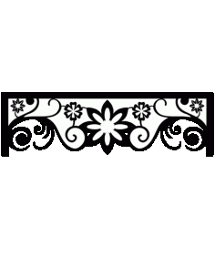 Custom Border Corner Vector CNC DXF File