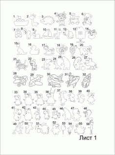 Cute Doodle Vector Art CDR File