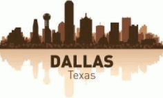 Dallas Skyline CDR Vectors File
