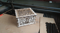 Decor Box Laser Cut 3D Puzzle CDR File