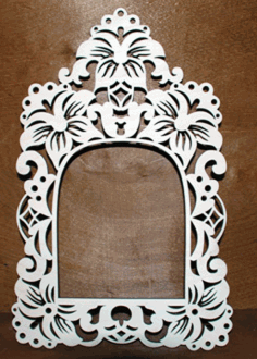 Decoration Mirror Frame Design DXF File