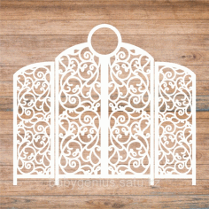 Decoration Screen Laser Cut Template Free CDR Vectors File