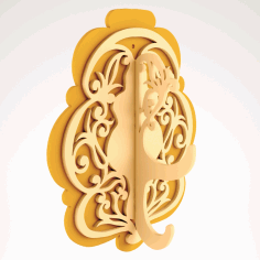 Decoration Unique Wall Hanger Free DXF Vectors File