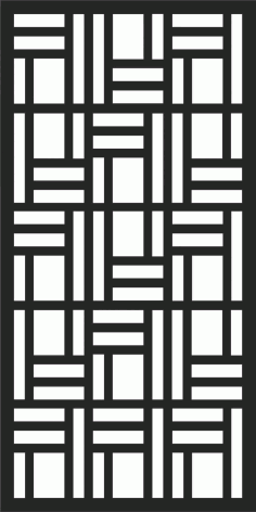 Decorative Grill Screen Panel DXF File