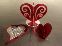 Decorative Heart Gift Set CDR Vectors File