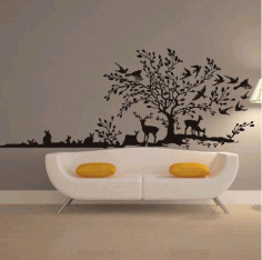 Decorative Panel On Wall Laser Cut CDR File
