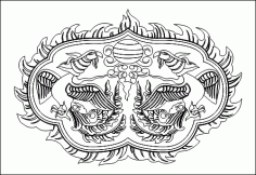Decorative Scenery Free DWG File