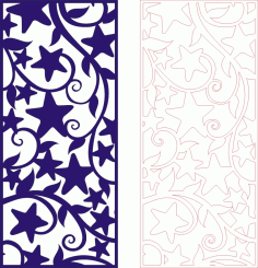 Decorative Seamless Panel Design 20 Laser Cut Free CDR File
