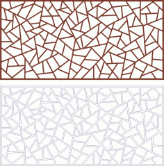 Decorative Seamless Panel Design 32 Laser Cut Free CDR File