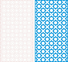 Decorative Seamless Panel Design 34 Laser Cut Free CDR File