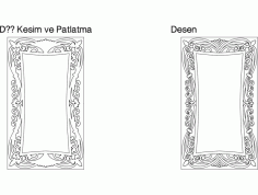Dekor Ayna Free DXF Vectors File