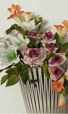 Design of Indoor Flower Arrangement Basketsv for Laser Cut CNC DXF File