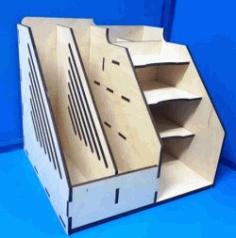 Desk Organizer for Laser Cut CNC CDR File