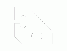 Diagonal Brace 37.5×37.5 Free DXF Vectors File