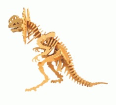 Dilofossaur Laser Cut DXF File