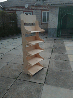 Display Stand Showcase Retail Shelves CDR File