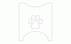 Dog Bowl Stand Sides Free Dxf File For Cnc DXF File