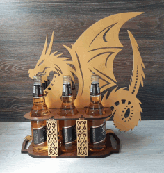 Dragon Beer Tray Laser Cut CDR File