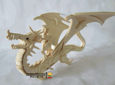 Dragon Template Laser Cut free CDR Vectors File