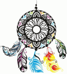 Dreamcatcher Color Free CDR Vectors File