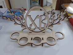 Easter Egg Display Stand for CNC CDR File