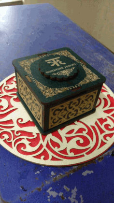 Elegant Ring Box and Jewellery Storage Box Laser Cut CDR File