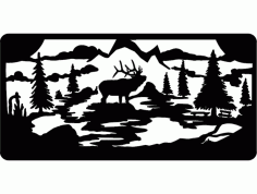 Elk Wall DXF File