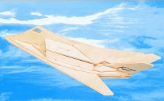 F-117 Nighthawk Stealth Fighter Free DXF Vectors File