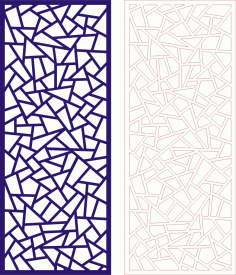 Fancy Net Metal Grill Panel Modern Room Dividers Patterns CDR File
