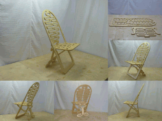 Fancy Plywood Chair Download Free Vector DXF File