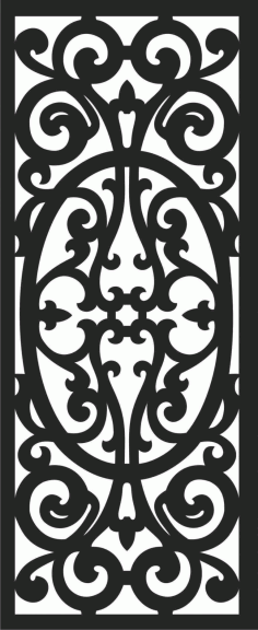 Fancy Screen Plasma DXF File