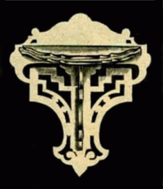 Fancy Wooden Carved Shelf CDR File