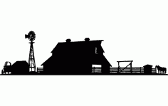 Farm Free DXF Vectors File