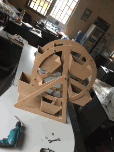 Ferris Wheel 3mm Cake Stand Laser Cut DXF File