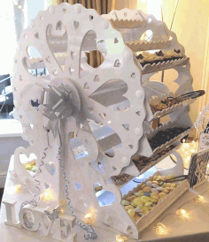 Ferris Wheel Cake Stand Laser Cut DXF File