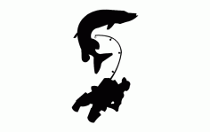 Fisherman Fishing CNC Router Free DXF File