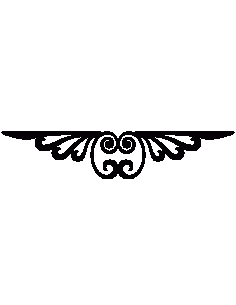 Floral Corner Vector CNC DXF File