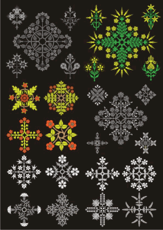 Floral Design Ornament Pack Free Vector CDR File