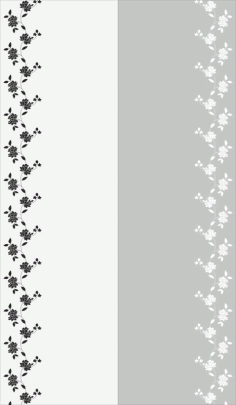 Floral Lace Border Sandblast Pattern Laser Cut CDR File